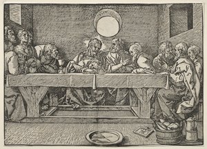 Poslední večeře, 1523. od Albrecht Dürer