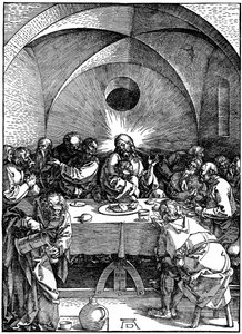 Poslední večeře ze série Velké vášně, c1510, 1936 od Albrecht Dürer