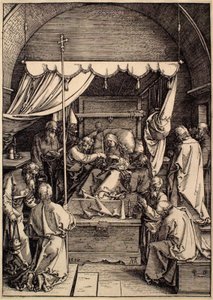 Život Panny Marie: Smrt Panny Marie od Albrecht Dürer
