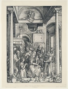 Život Panny Marie: Oslavení Panny Marie od Albrecht Dürer