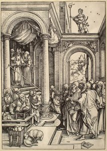 Život Panny Marie: Uvedení Panny Marie do chrámu od Albrecht Dürer