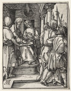 Malé pašije: Pilát si myje ruce od Albrecht Dürer