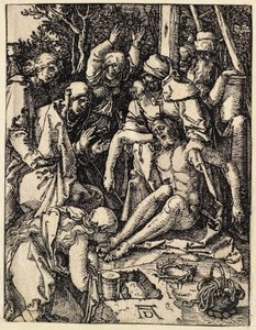 Malé pašije: Oplakávání od Albrecht Dürer