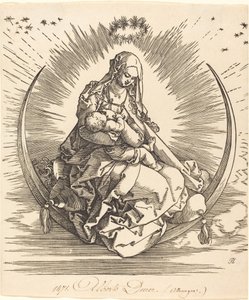 Madona na půlměsíci od Albrecht Dürer