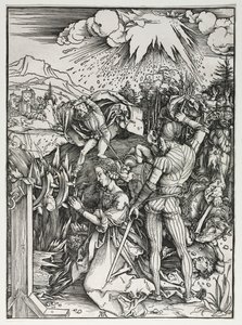 Umučení svaté Kateřiny Alexandrijské od Albrecht Dürer