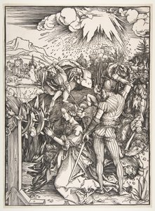 Umučení svaté Kateřiny Alexandrijské.n.d. od Albrecht Dürer