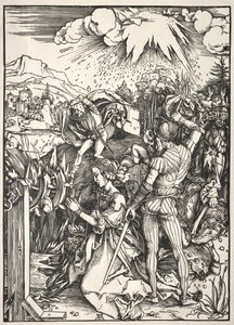 Umučení svaté Kateřiny. od Albrecht Dürer