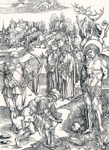 Umučení svatého Šebestiána, c1495 1906 od Albrecht Dürer