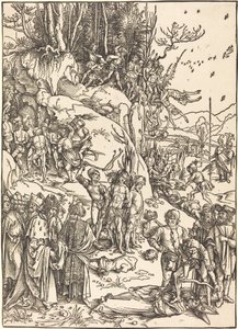 Mučednictví deseti tisíc od Albrecht Dürer