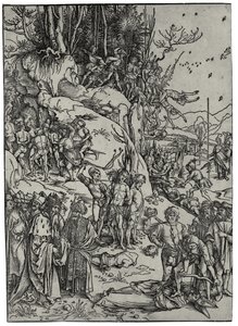 Umučení deseti tisíc, 1497 od Albrecht Dürer