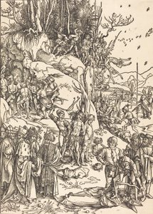 Mučednictví deseti tisíc, c. 14961497. od Albrecht Dürer