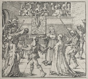 Maškaráda. od Albrecht Dürer