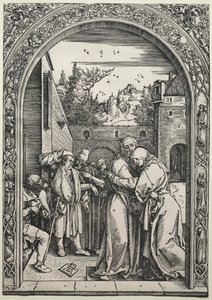 Setkání Joachima a Anny u Zlaté brány, 1504. od Albrecht Dürer