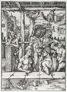 Lázeňský dům pro muže od Albrecht Dürer