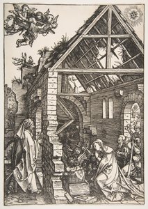 Narození Páně, ze života Panny Marie, 1502-3. od Albrecht Dürer