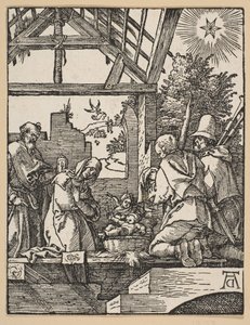 Narození Páně, z The Little Passion.n.d. od Albrecht Dürer