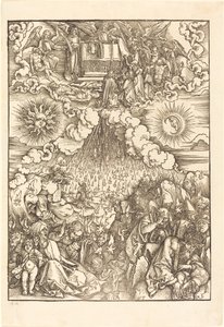 Otevření páté a šesté pečeti od Albrecht Dürer