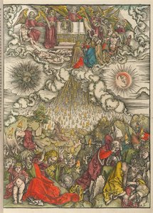 Otevření páté a šesté pečeti od Albrecht Dürer