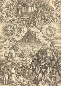 Otevření páté a šesté pečeti, pravděpodobně c. 14961498. od Albrecht Dürer