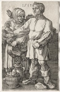 Rolníci na trhu od Albrecht Dürer