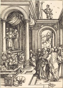 Uvedení Panny Marie do chrámu od Albrecht Dürer