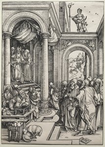 Uvedení Panny Marie do chrámu, c. 1502-1503. od Albrecht Dürer