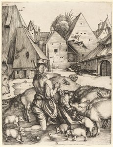 Marnotratný syn od Albrecht Dürer