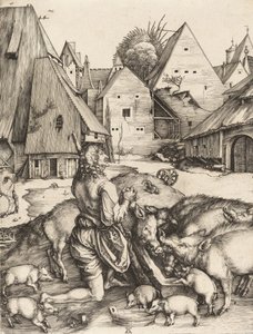 Marnotratný syn, c. 1496. od Albrecht Dürer