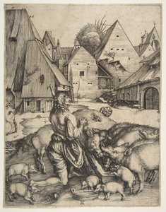 Marnotratný syn, ca. 1496. od Albrecht Dürer
