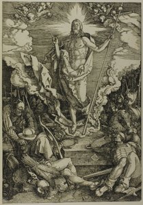 Vzkříšení, z Velké vášně od Albrecht Dürer