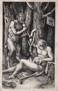 The Satyr Family, 1505. od Albrecht Dürer