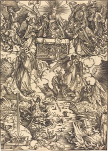 Sedm andělů s trubkami od Albrecht Dürer
