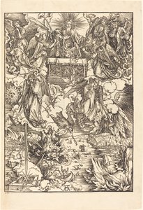 Sedm andělů s trubkami od Albrecht Dürer