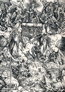 Sedm trubek je dáno andělům, 1498 1906. od Albrecht Dürer