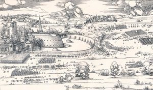 Obléhání pevnosti I, 1527 1906 od Albrecht Dürer