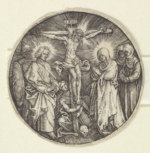 Malé ukřižování ("Hranice císaře Maxmiliána") od Albrecht Dürer