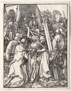 Malé utrpení: Kristus nesoucí kříž od Albrecht Dürer