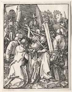 Malé utrpení: Kristus nesoucí kříž, 1509. od Albrecht Dürer