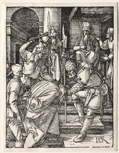 Malé utrpení: Kristus před Annášem od Albrecht Dürer