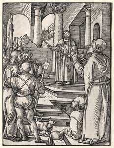 Malé utrpení: Kristus před Pilátem od Albrecht Dürer