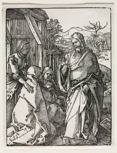 Malé utrpení: Kristus odchází od Panny. od Albrecht Dürer