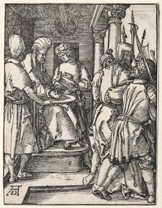 Malá vášeň: Pilát si myje ruce, 1509-1511. od Albrecht Dürer