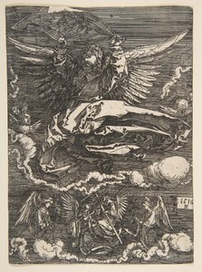 Sudarium v držení jednoho anděla, 1516. od Albrecht Dürer