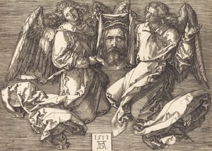 Sudarium držené dvěma anděly, 1513. od Albrecht Dürer