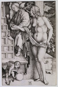 Pokušení lenocha od Albrecht Dürer