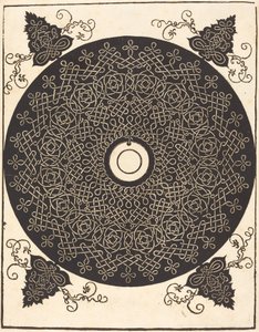 Třetí uzel (s černým kruhem na bílém medailonu) od Albrecht Dürer