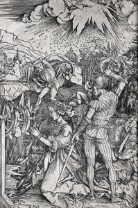 Umučení svaté Kateřiny Alexandrijské od Albrecht Dürer