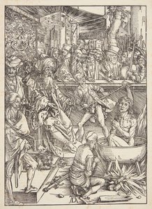 Umučení svatého Jana Evangelisty od Albrecht Dürer