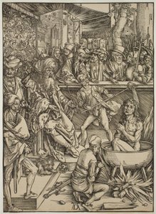 Umučení svatého Jana Evangelisty od Albrecht Dürer