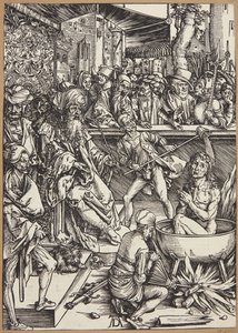 Umučení svatého Jana Evangelisty od Albrecht Dürer